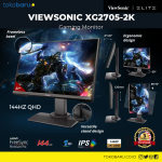 Viewsonic 27" XG2705 2K QHD Gaming Monitor