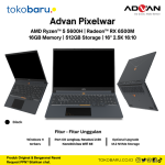 Advan Pixelwar Gaming Laptop 2.5K 16"