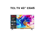 TCL TV 43" C645 QLED 4K UHD