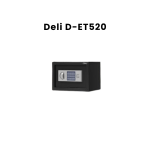 Deli Brankas Digital Safe Key and Password D-ET520 -521-522-523-524 - D-ET520